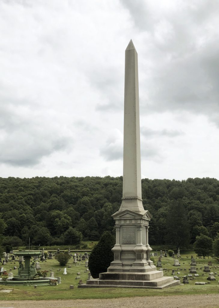 photo of Edgerton Monument at Ouleout Valley Cemetery